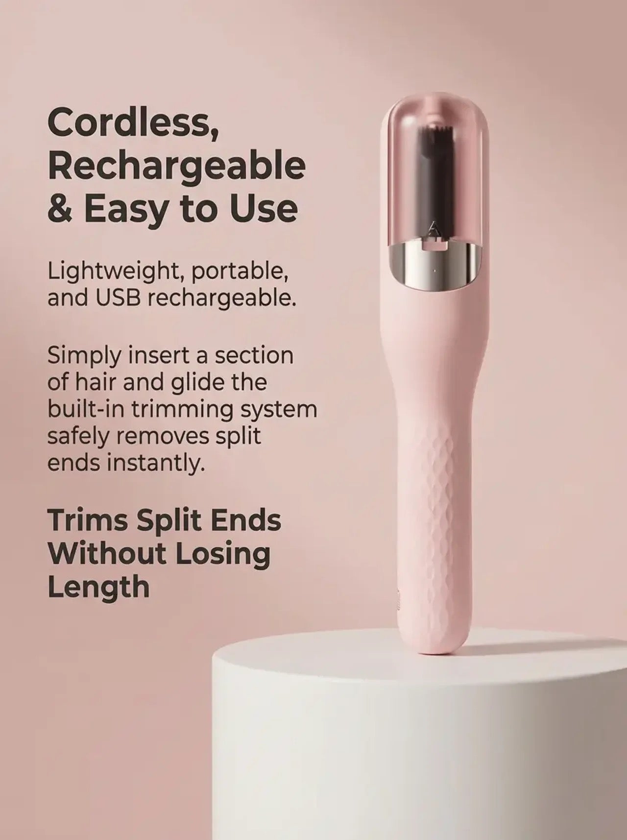 Cordless split ends Trimmer