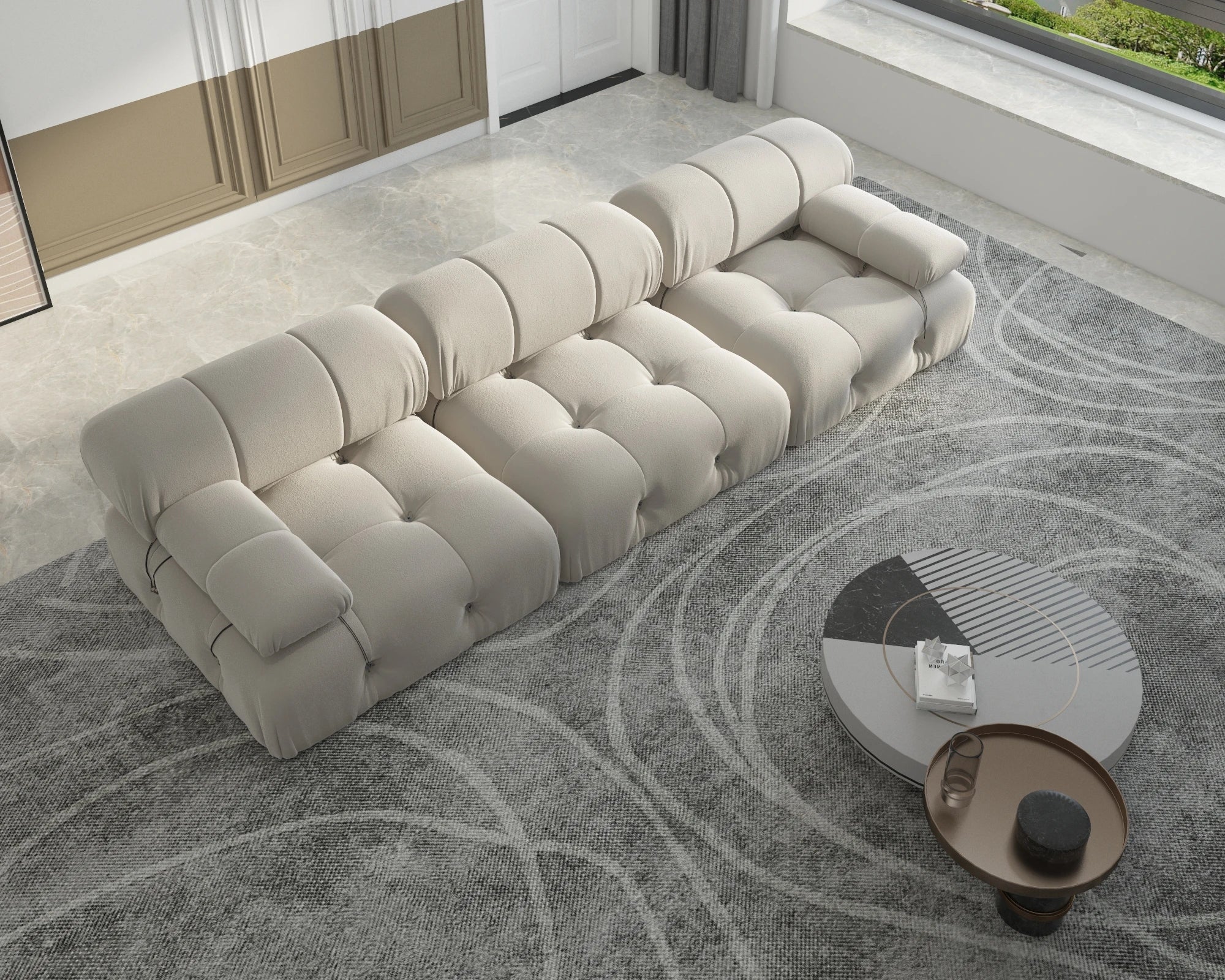 Cozy Velvet Sofa Set