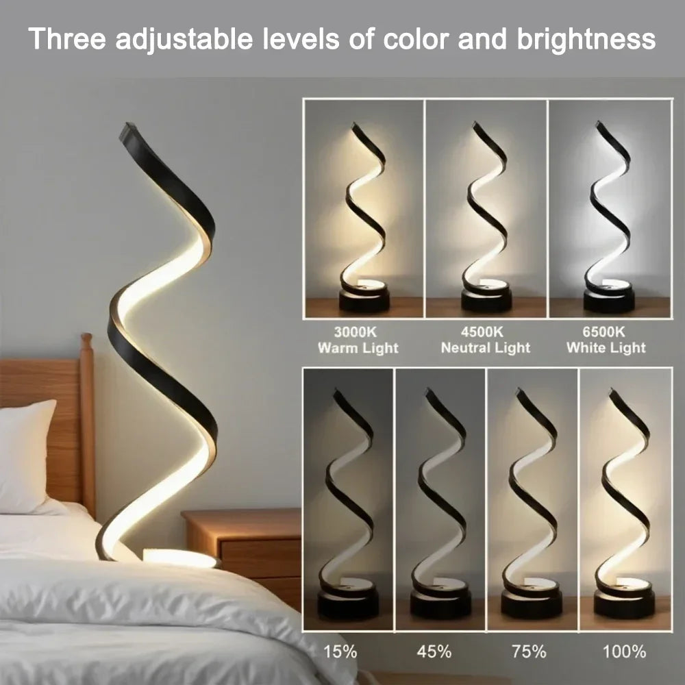 Glow Spiral Table Lamp