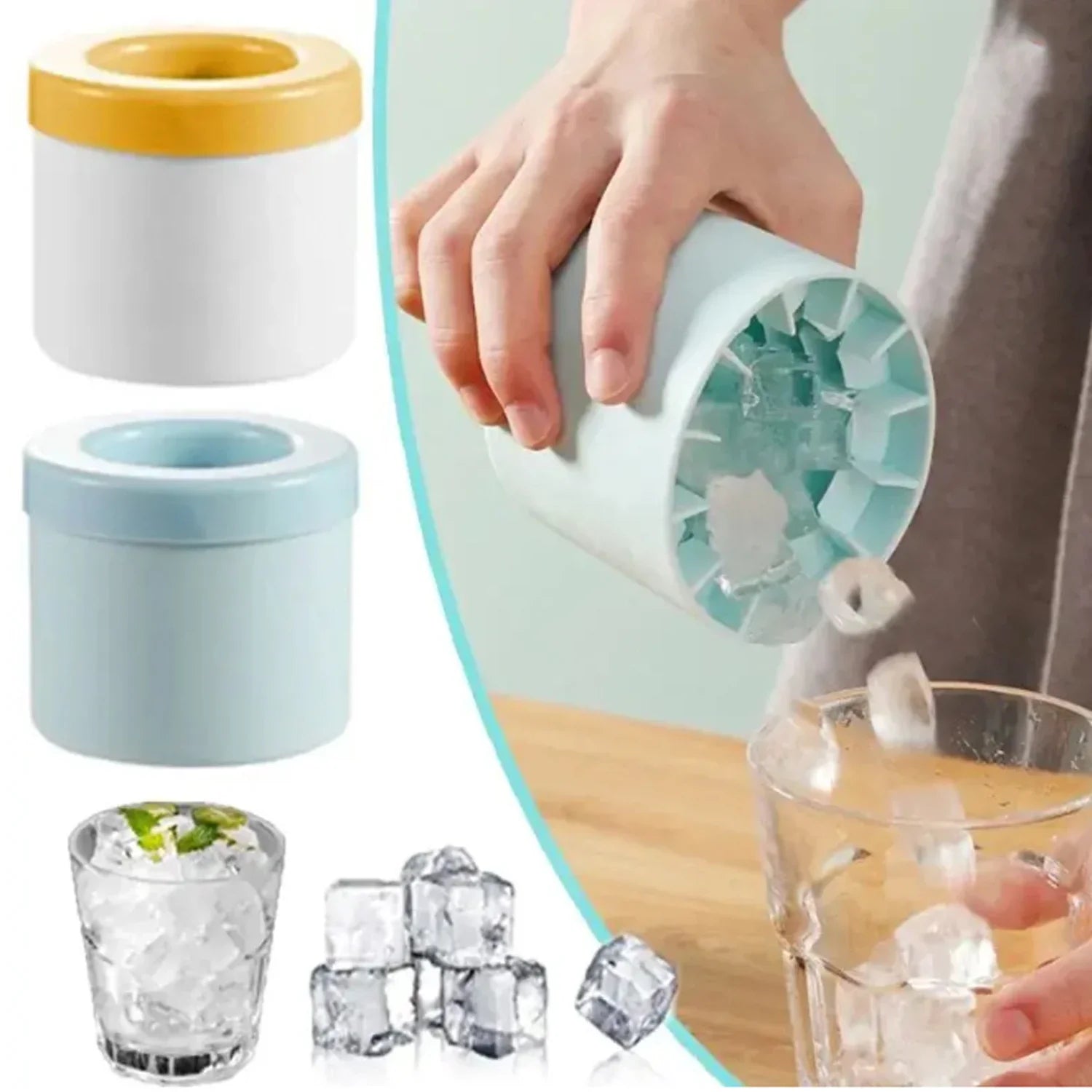Mini Ice Cube Maker Tray