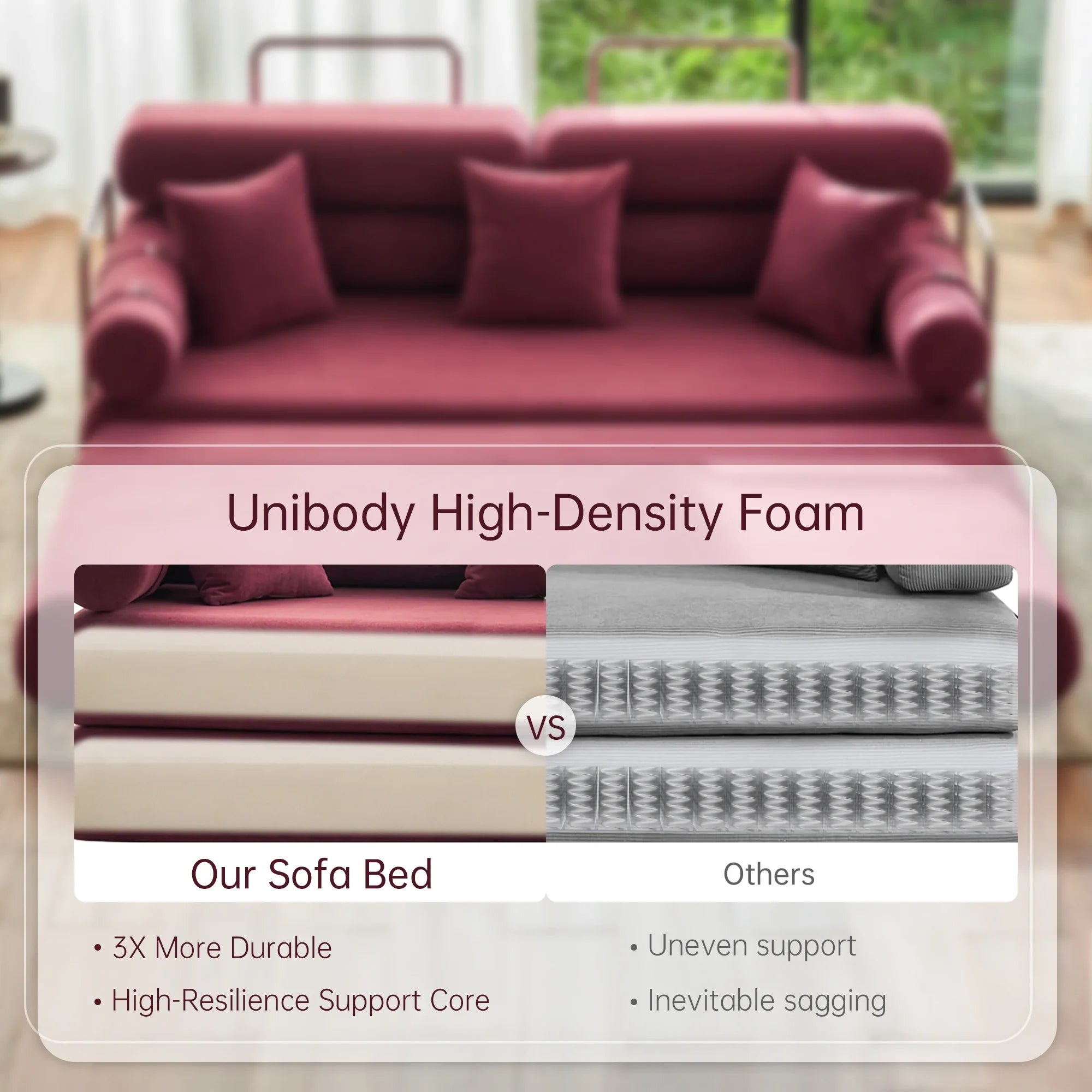 Cozy Convertible Sofa Bed