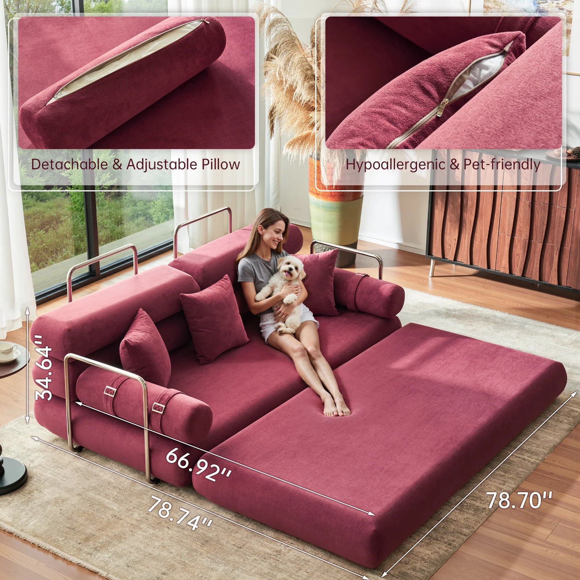 Cozy Convertible Sofa Bed