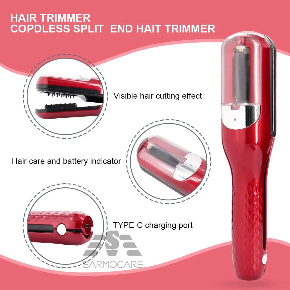 Cordless split ends Trimmer